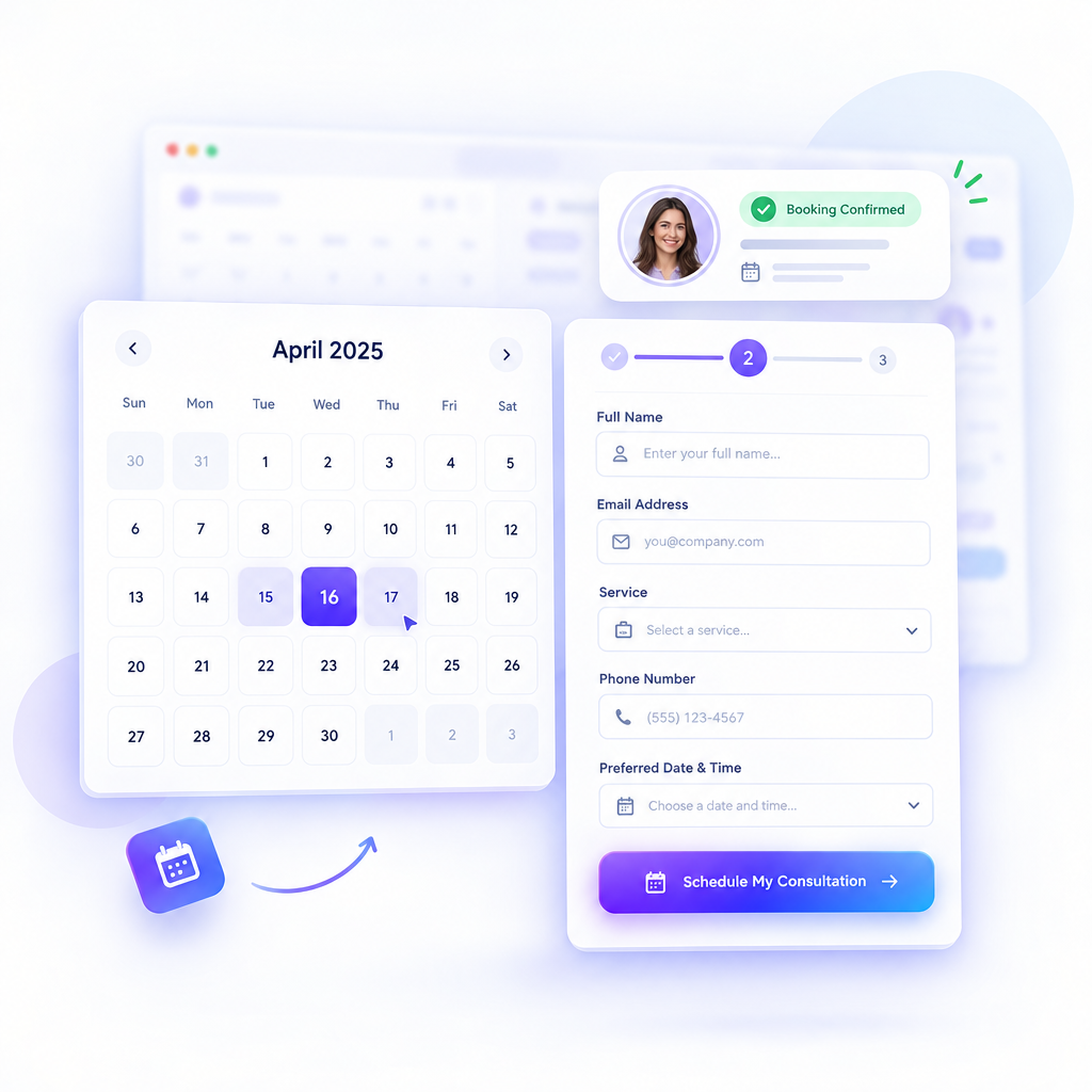 Online Booking & Lead Form Setup