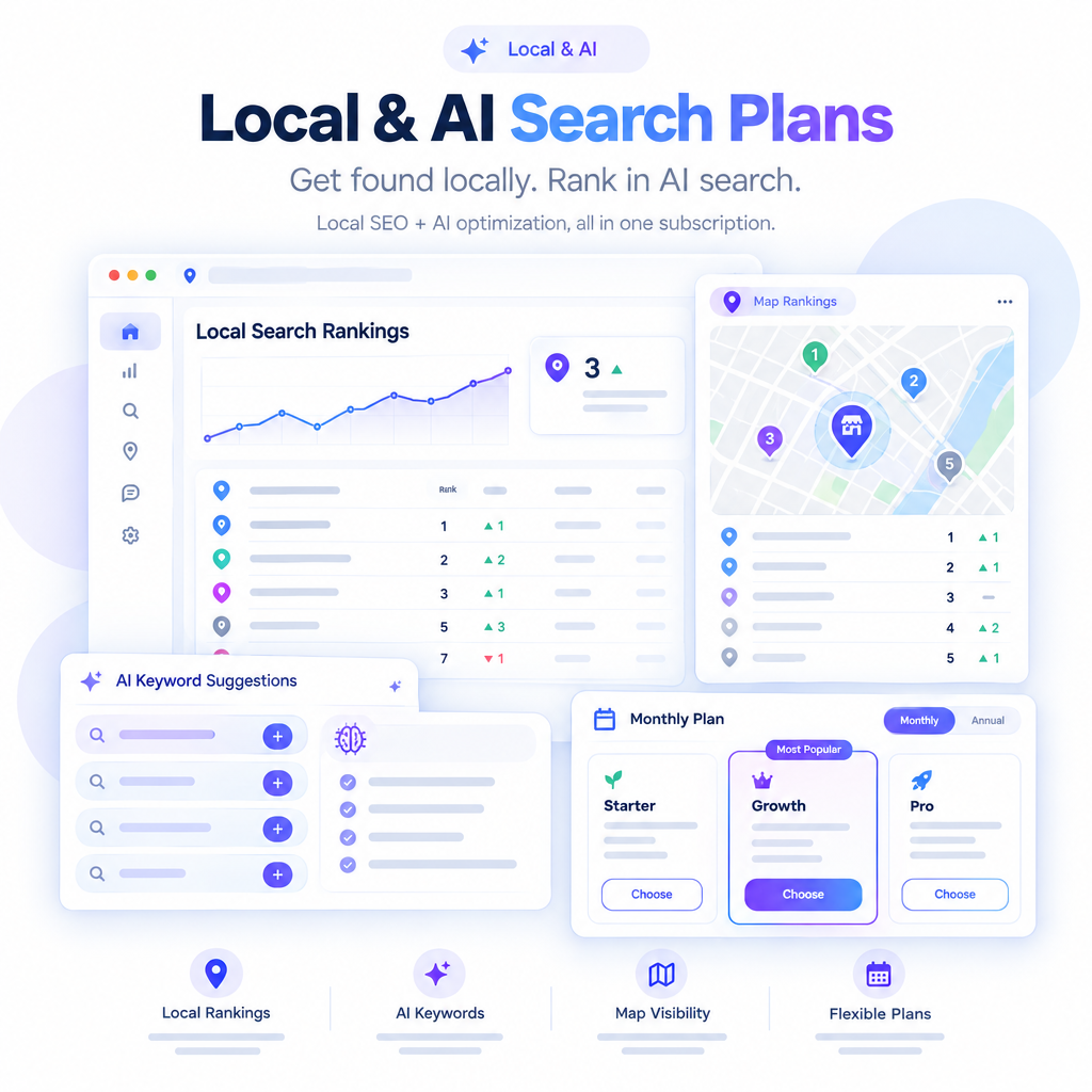 Local & AI Search Plans