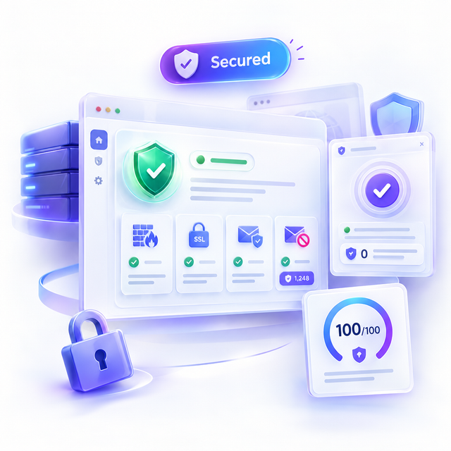 Website Security & Anti-Spam Setup