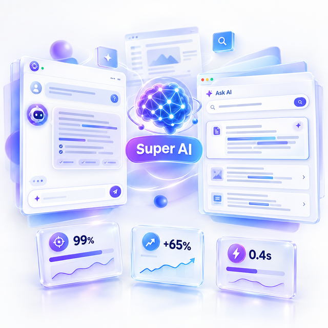 Super Chat + Super Ask AI Search