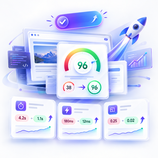 Website Speed & Core Web Vitals Tune-Up