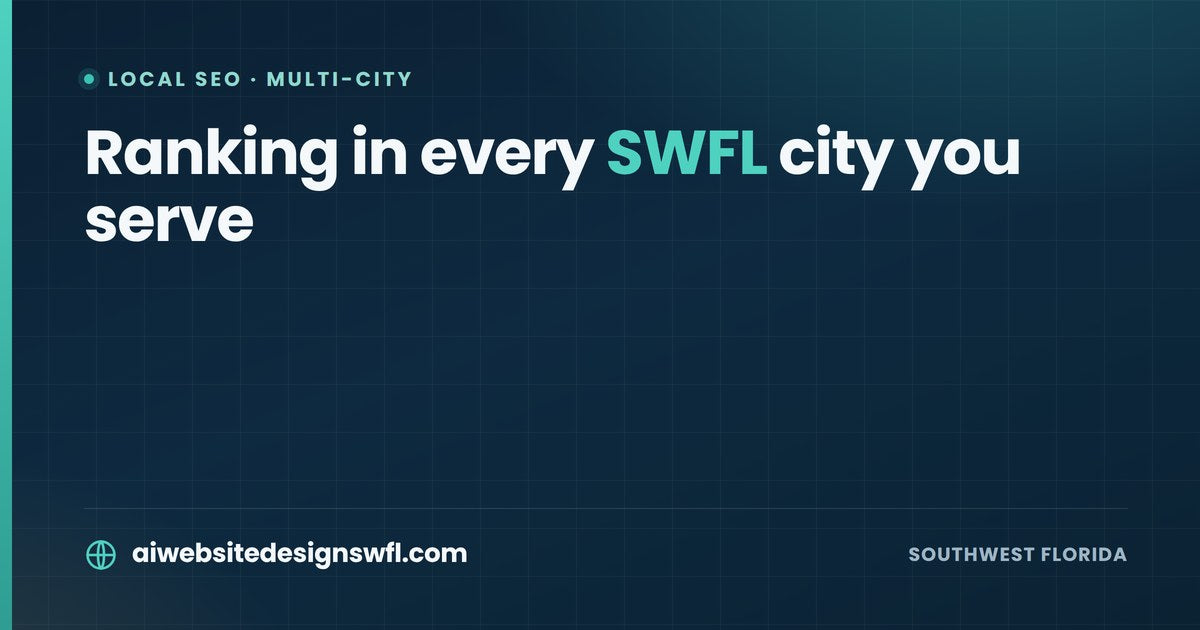 Ranking in multiple Southwest Florida cities local SEO guide