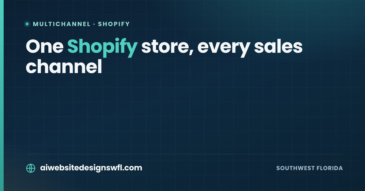 Selling on Instagram, TikTok and Google from one Shopify store