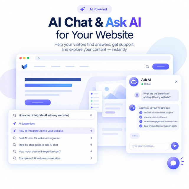 AI Chat & Ask AI for Your Website