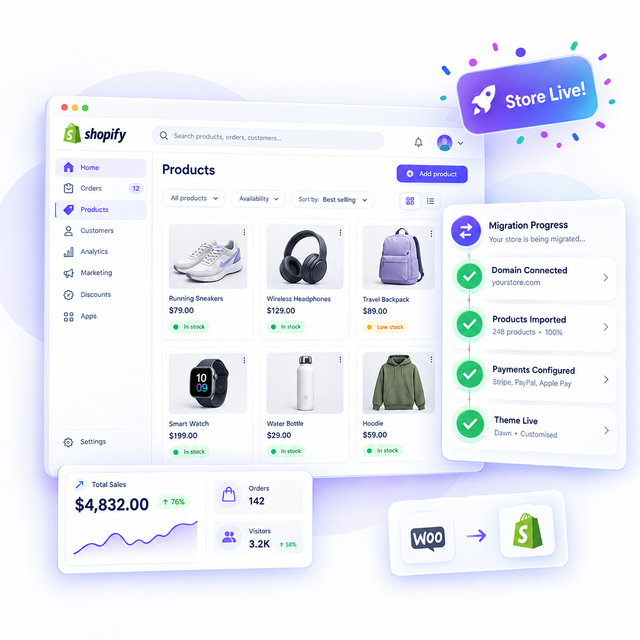 Shopify Store Setup & Migration
