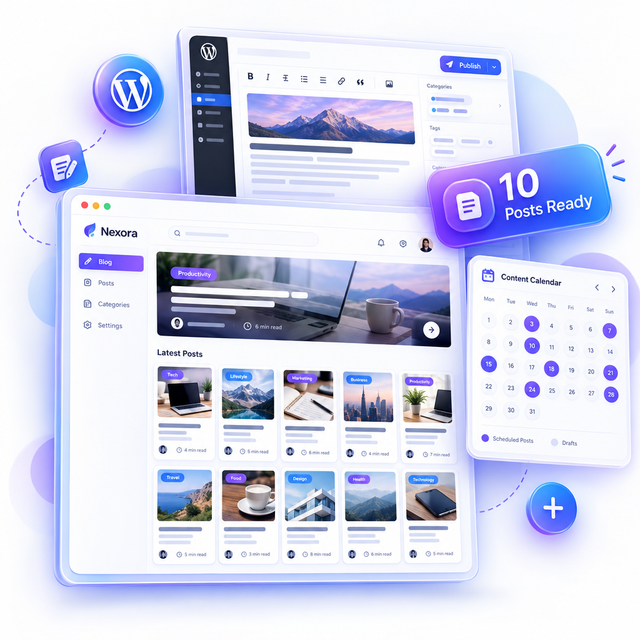 Blog Setup + 10 Blog Posts