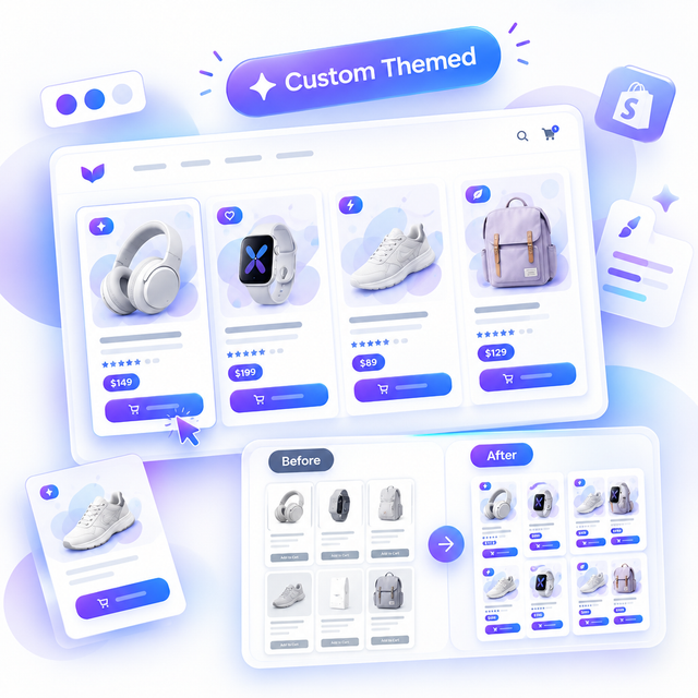 Themed Product Cards